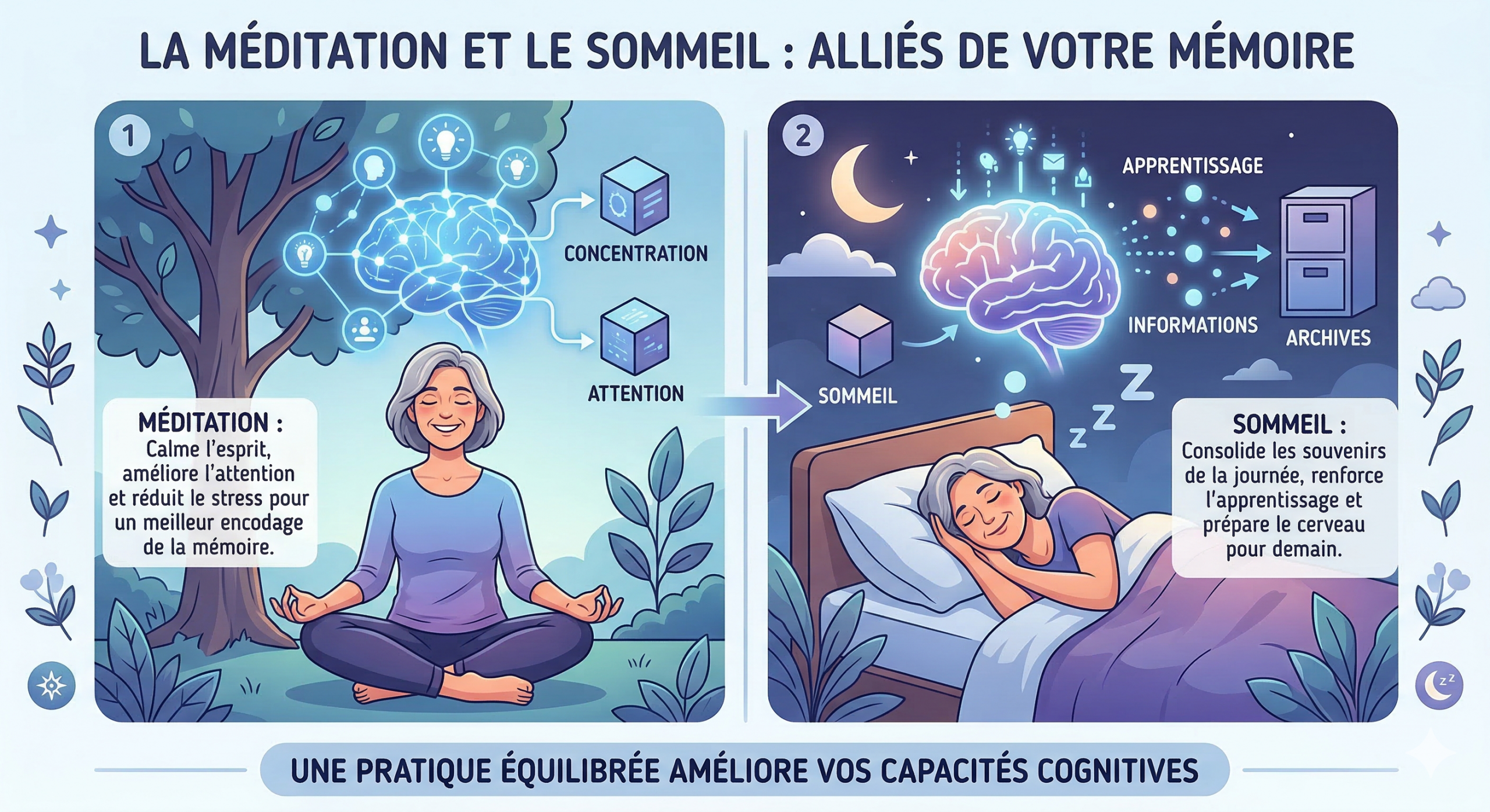 Aliments nootropiques pour la mémoire